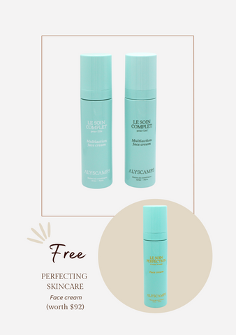 SET 5: Multiactive Skincare for Women & for Men (Free gift: Perfecting Skincare)