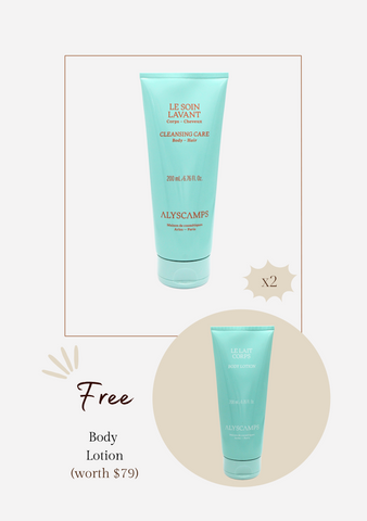 SET 8: Cleansing Care Body and Hair x2 (Free gift: Body Lotion)